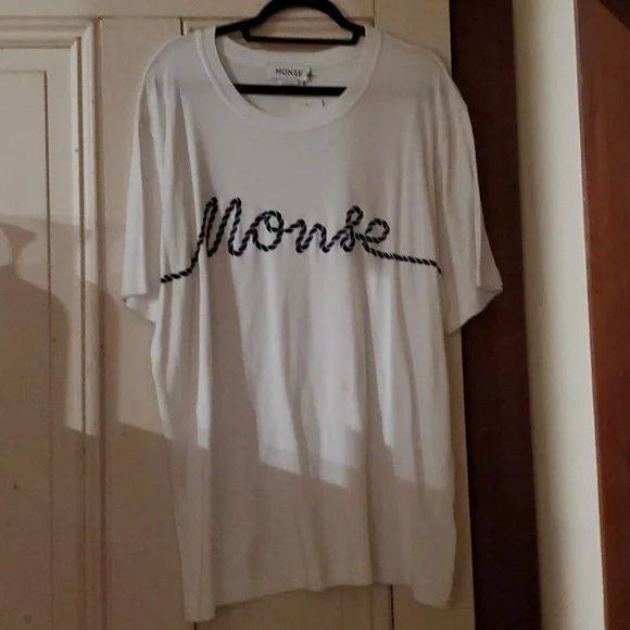 Sz XL men's NWT Monse rope tee